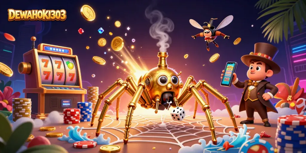 DEWAHOKI303 menampilkan penggemar slot online yang meraih keberuntungan dengan jackpot yang menarik dan elemen kasino yang kaya.