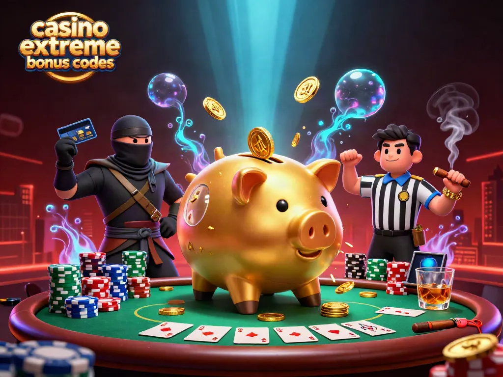 Experience thrilling gameplay with casino extreme bonus codes in a dynamic casino scene.