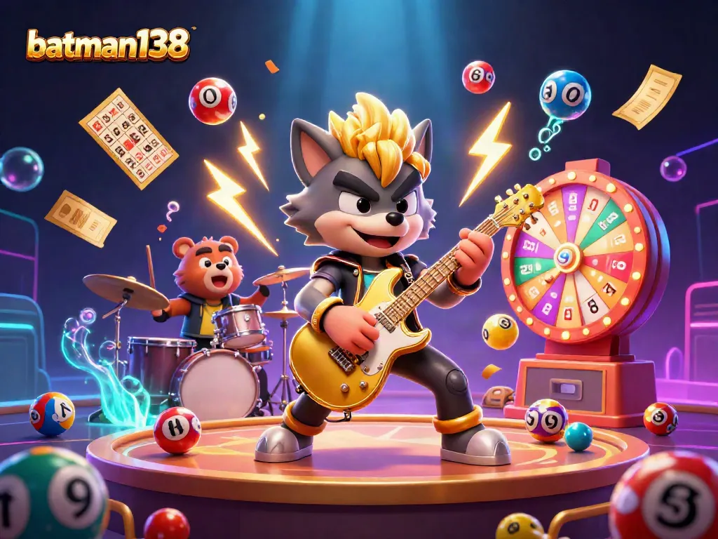 Engage with batman138's thrilling casino experience featuring dynamic lottery elements and lively characters.