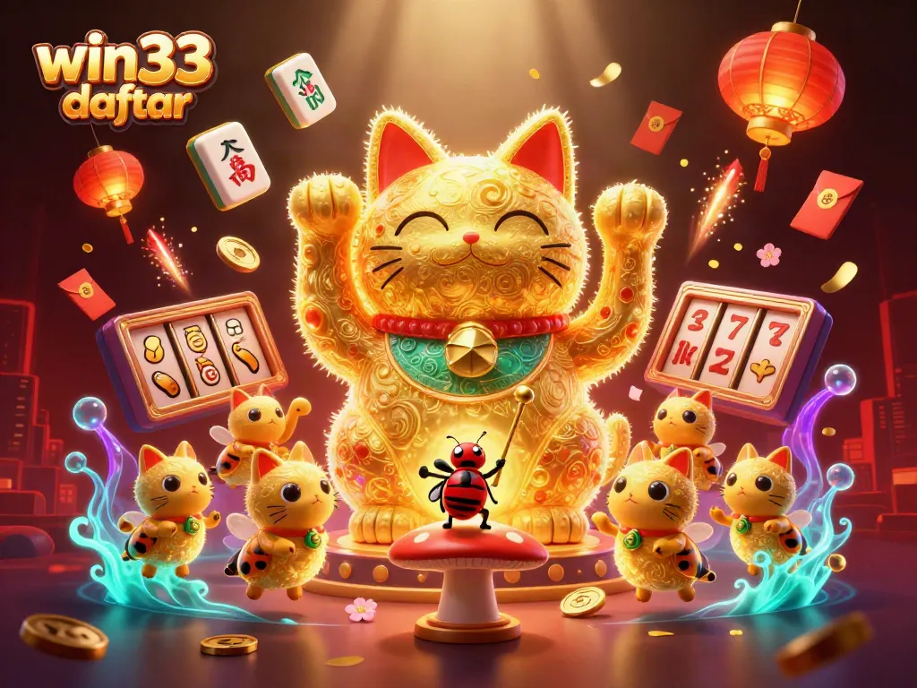 Experience exciting gameplay on win33 daftar with our vibrant casino illustration.