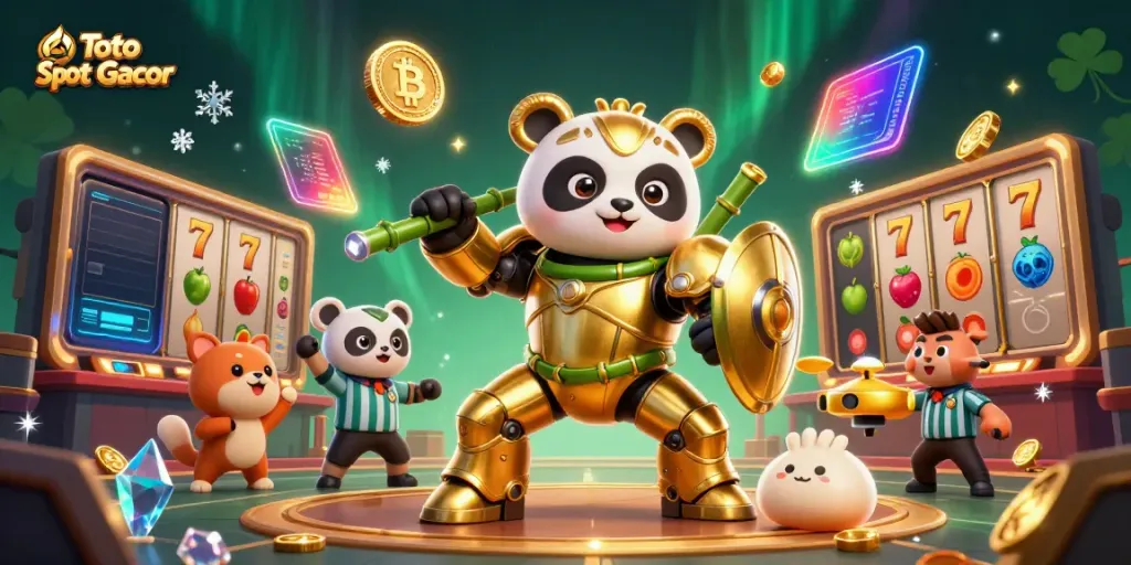 Menangkan permainan dengan Toto Slot Gacor di arena grafis mewah yang penuh aksi dan simbol keberuntungan.
