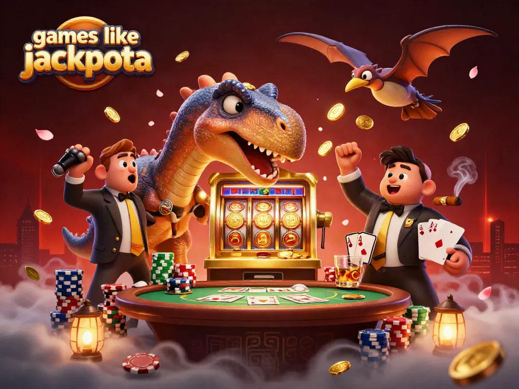Experience dynamic games like jackpota with jackpot payouts in this vibrant casino scene.