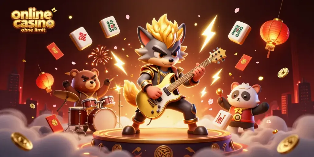 Experience the thrill of online casino ohne limit with captivating characters and festive elements.