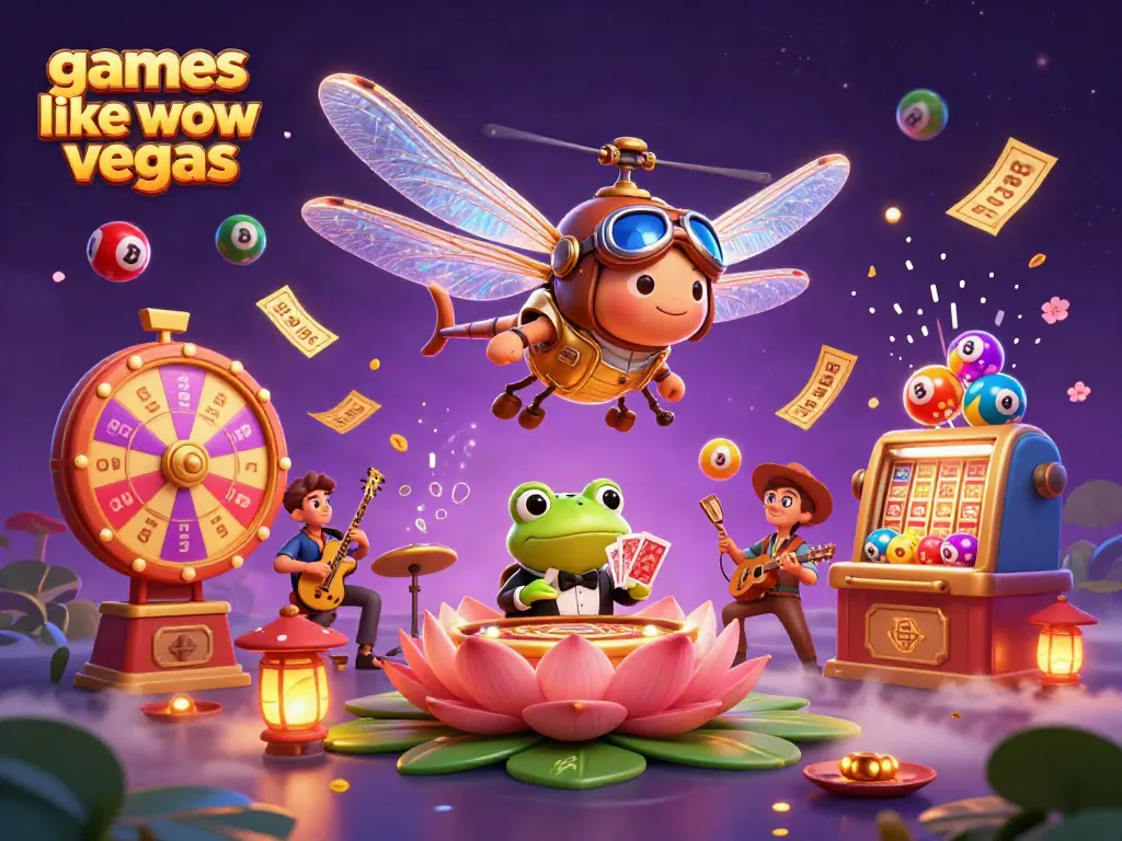 Experience games like wow vegas with thrilling fun, golden tickets, and dynamic casino elements.