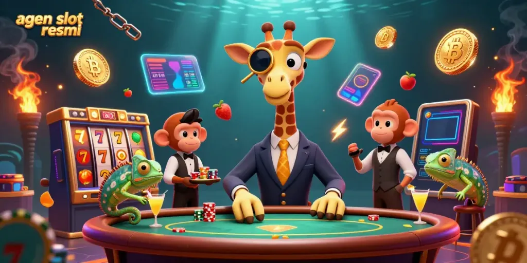 Menghadirkan agen slot resmi dengan simbol jackpot dan peluang menang di permainan slot.