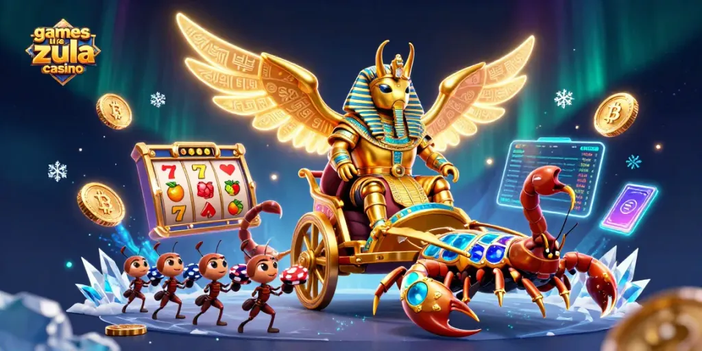 Engage in thrilling slot games like Zula Casino with captivating 3D art and gold coins.