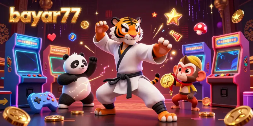 Experience seamless gaming with bayar77 in a vibrant 3D casino world.