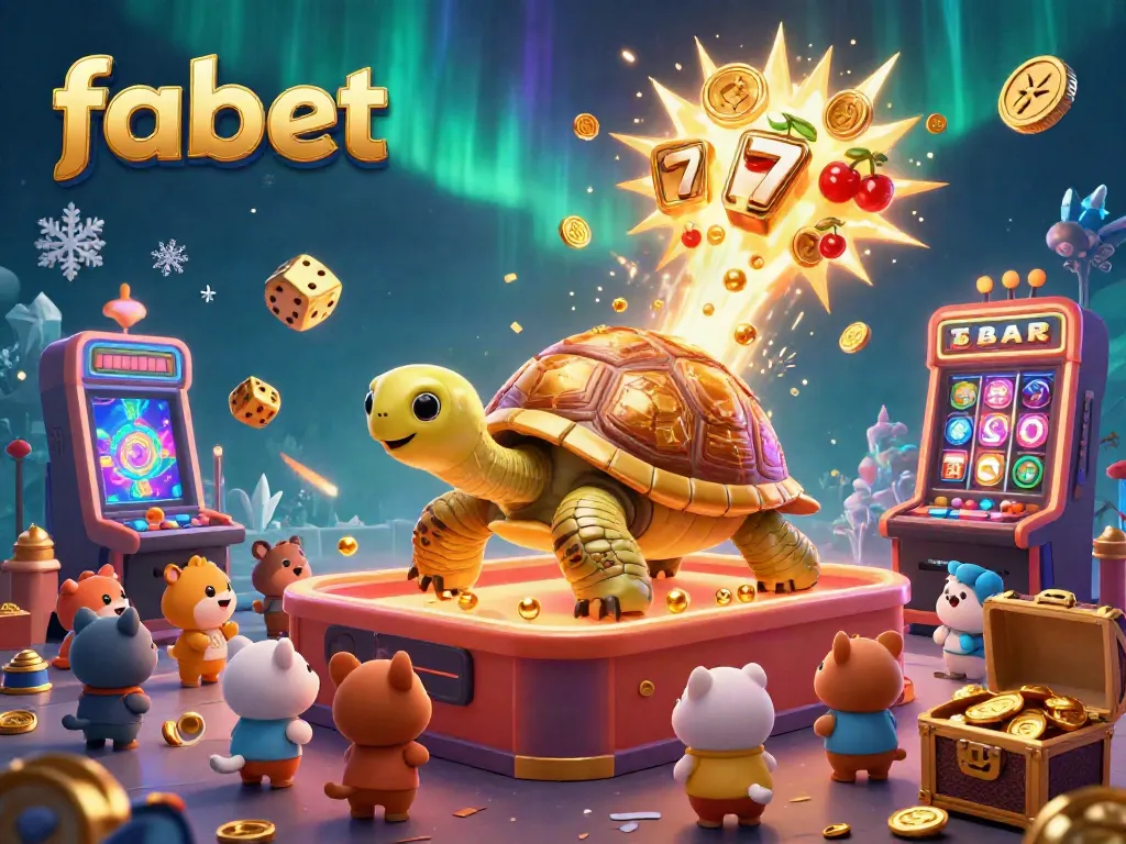 Play exciting games at fabet with golden tortoise slot machine and vibrant casino features.