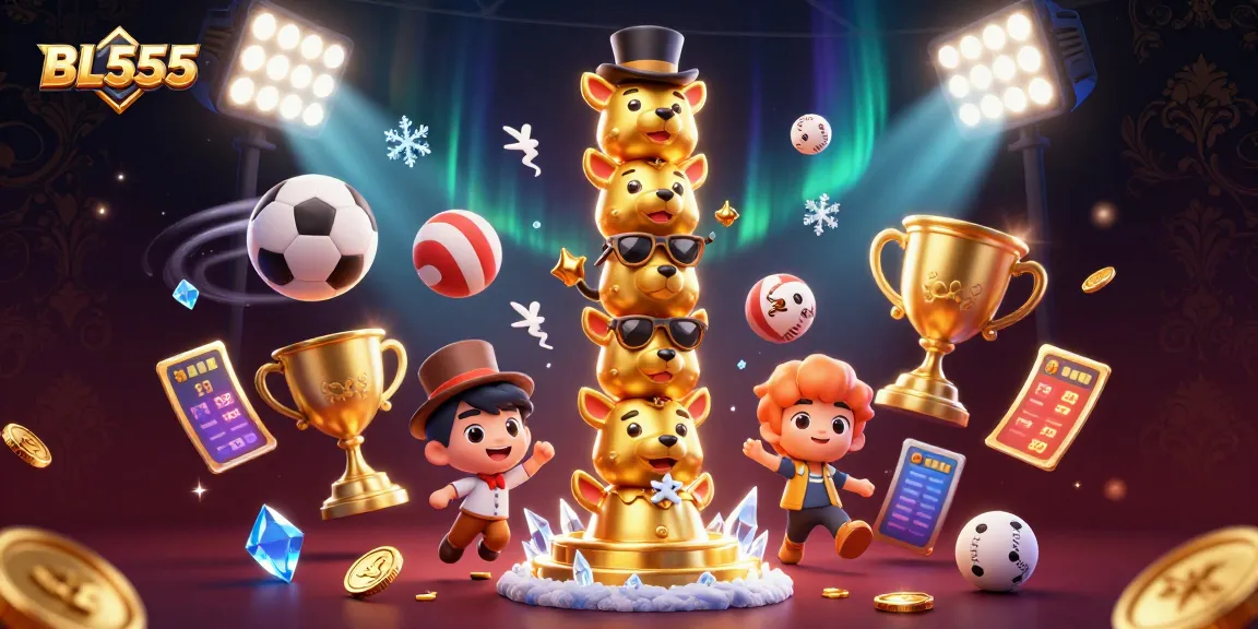 Experience thrilling gaming at BL555 with dynamic casino graphics and animated characters.
