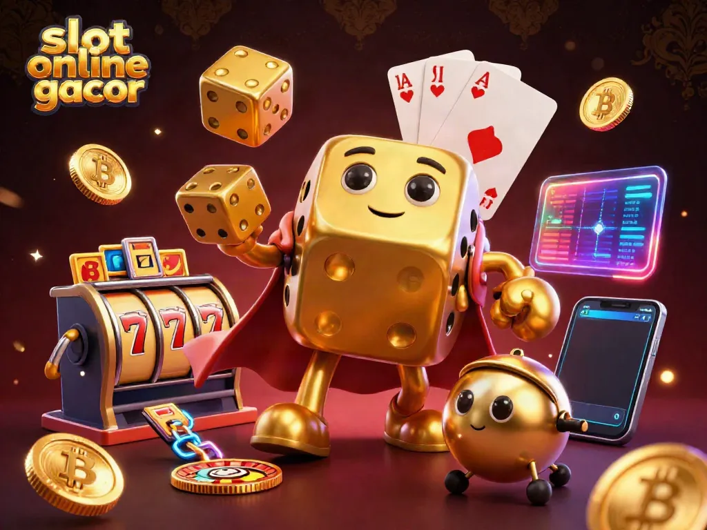 Engage with slot online gacor by exploring vibrant 3D animated casino characters and elements.