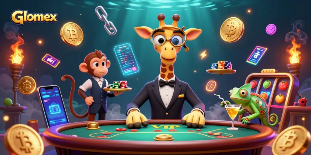 Join the Glomex high-stakes poker scene with exciting gaming elements and rich visuals