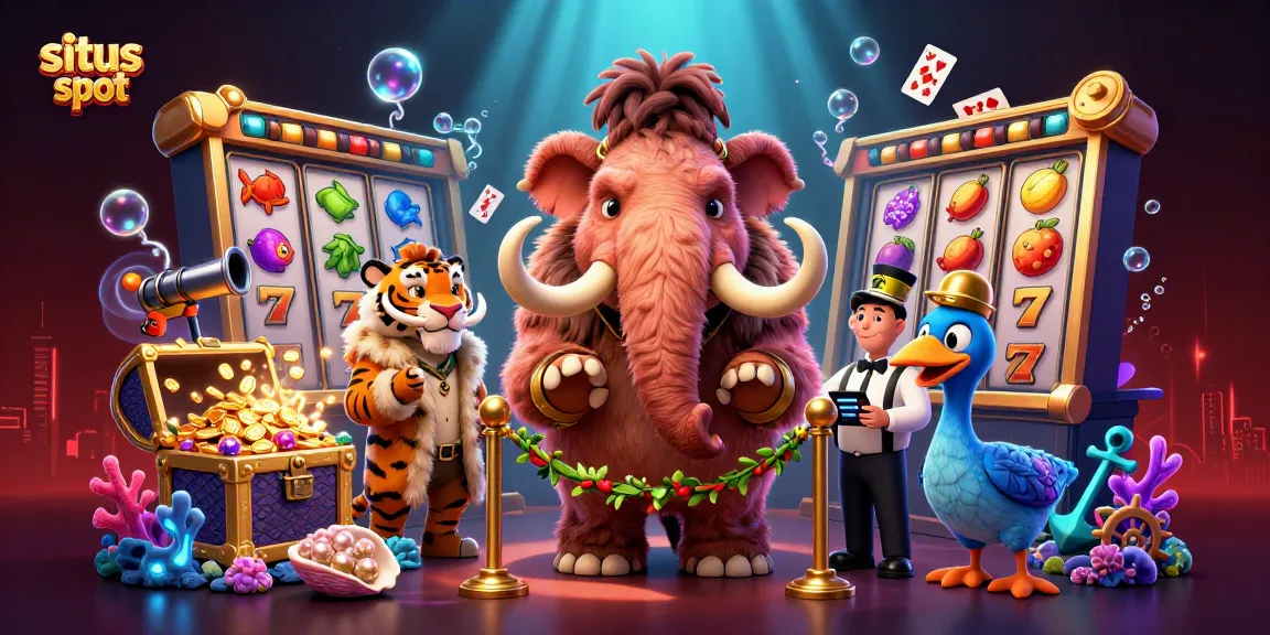 Menangkan jackpot dengan situs slot terbaik dan simbol keberuntungan menyemarakkan suasana permainan.