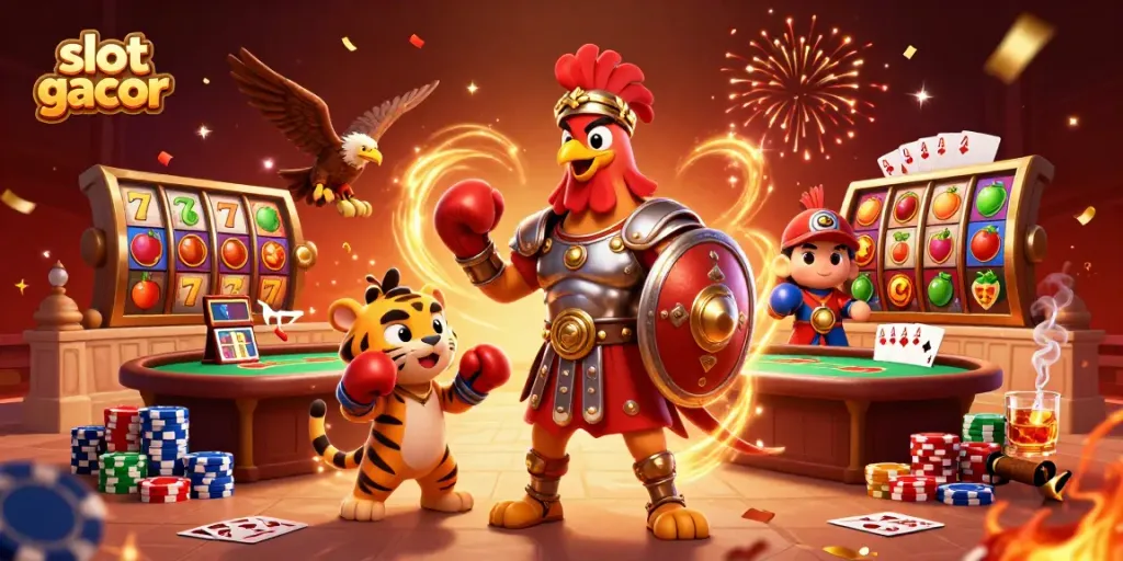 Menangkan jackpot dengan slot gacor di arena kasino yang penuh warna.