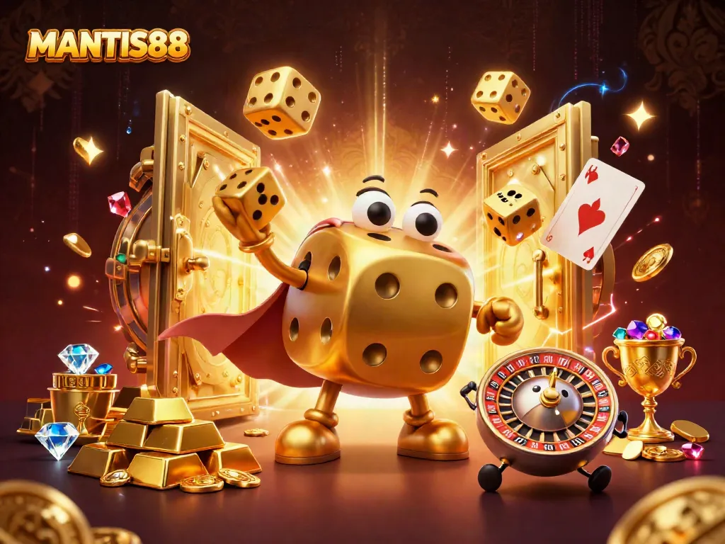 MANTIS88 players enjoying golden winnings in an engaging online gaming atmosphere
